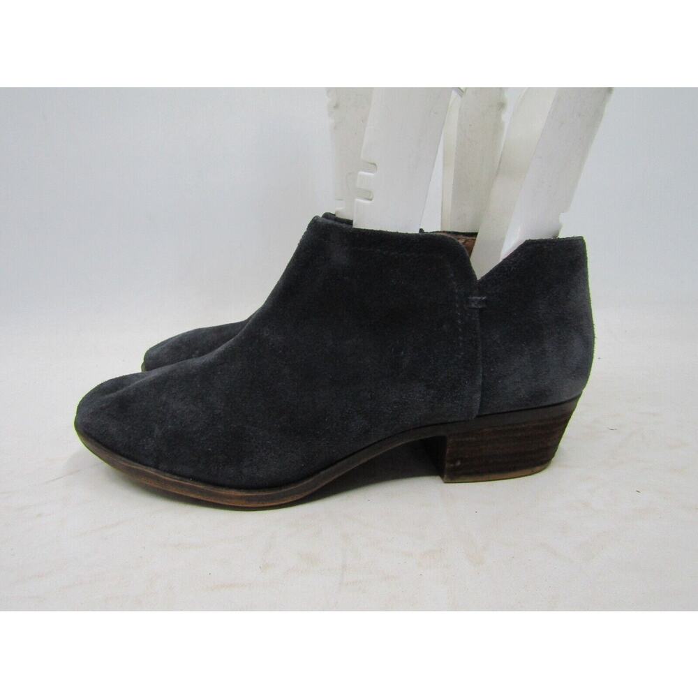 Lucky Brand Womens Size 9 M Black Suede Zip Ankle Fashion Boots Bootie